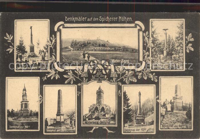 Spicherer Hoehen Denkmäler Roter Berg