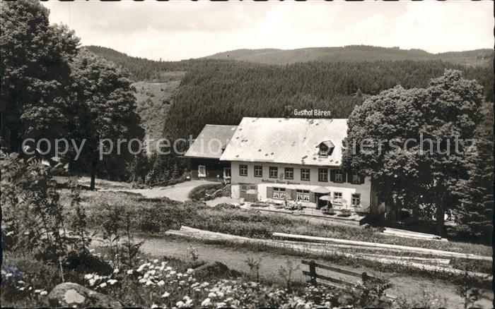 Baerental Feldberg Gasthaus zum Baeren