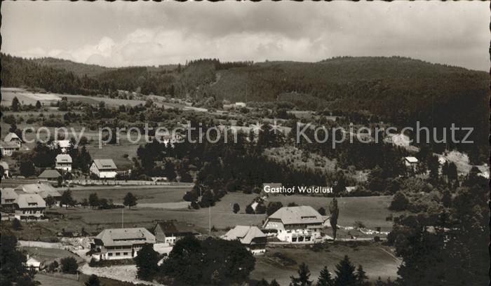 Haeusern Schwarzwald Gasthaus Pension Cafe Waldlust