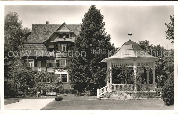 Koenigsfeld Schwarzwald Pension Waldesruh