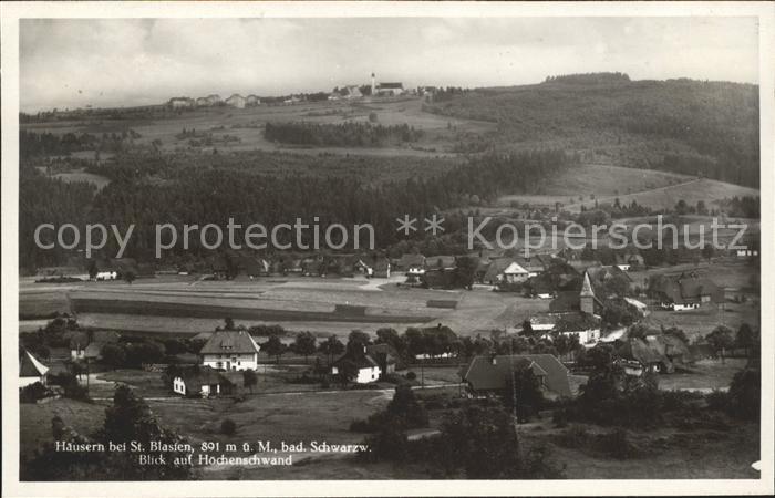 Haeusern Schwarzwald mit Hochenschwand