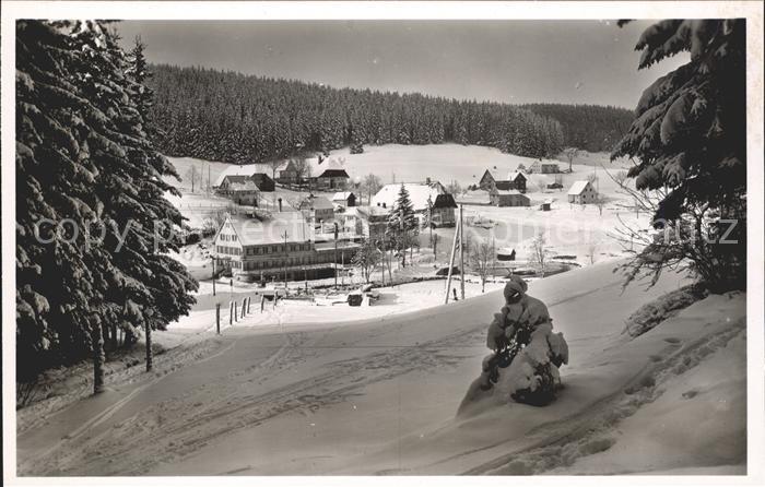 Eisenbach Schwarzwald Gasthaus zum Bad Winter