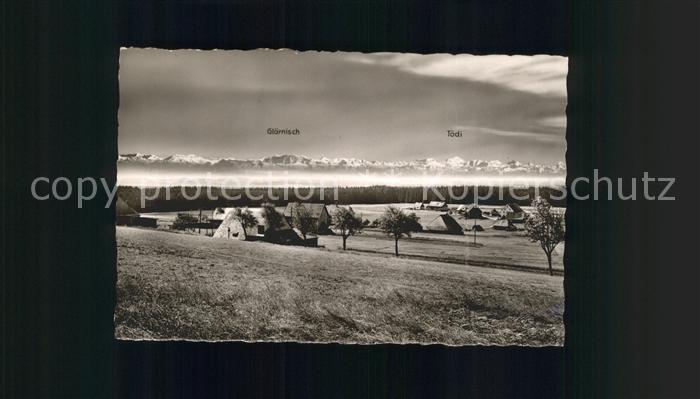 Eisenbach Schwarzwald mit Alpenkette