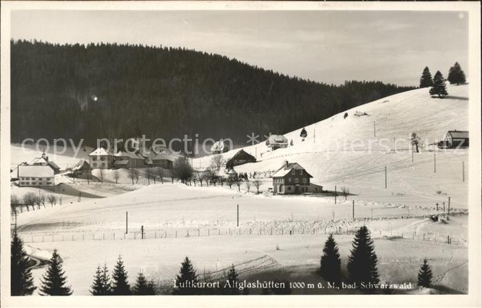 Altglashuette Schwarzwald