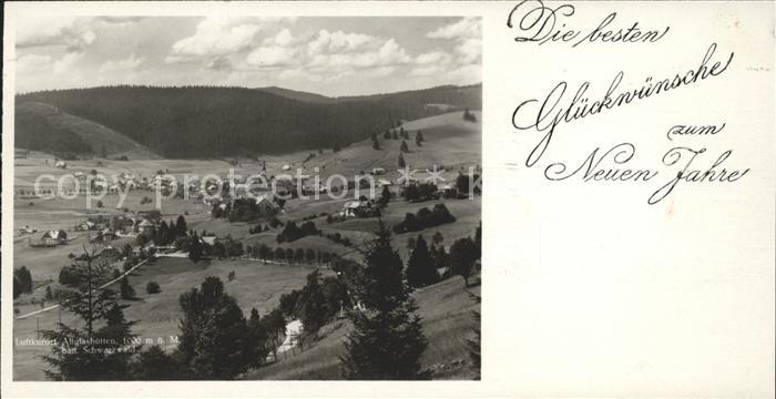Altglashuette Schwarzwald Neujahrskarte