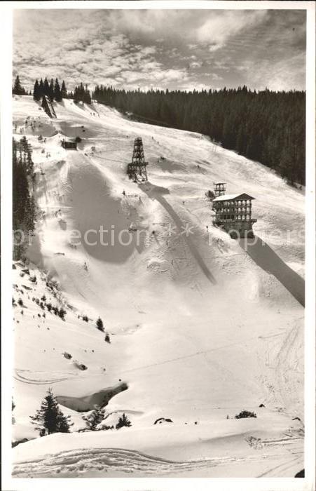 Feldberg Schwarzwald Skistation Lift Schanze