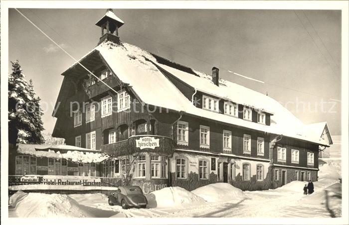 Schoenwald Schwarzwald Hotel Hirschen Auto
