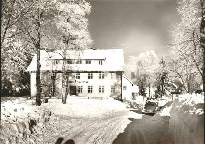 Breitnau Gasthaus Pension zum Loewen Auto