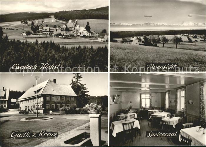 Eisenbach Schwarzwald Gasthaus zum Kreuz alpen