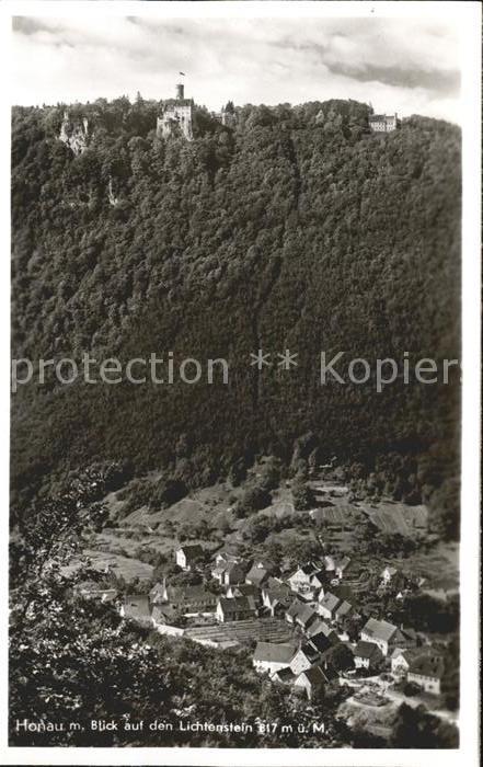 Honau Lichtenstein Schloss Lichtenstein Gasthof zum Adler