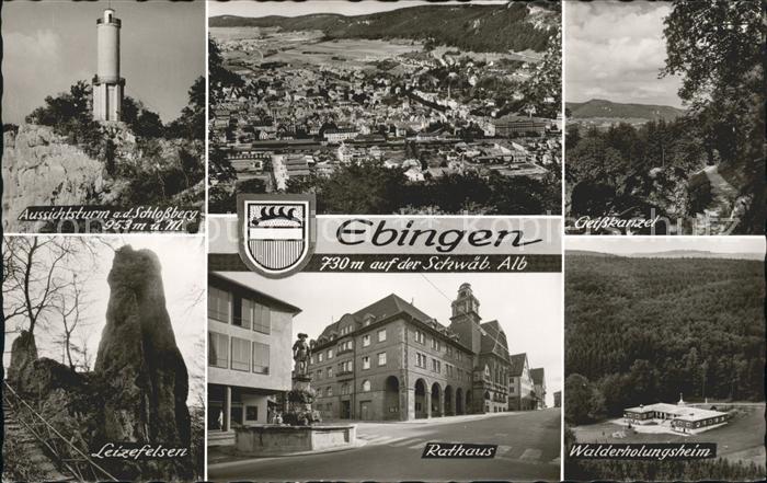 Ebingen Leizelfelsen Geisskanzel Aussichtsturm am Schlossberg