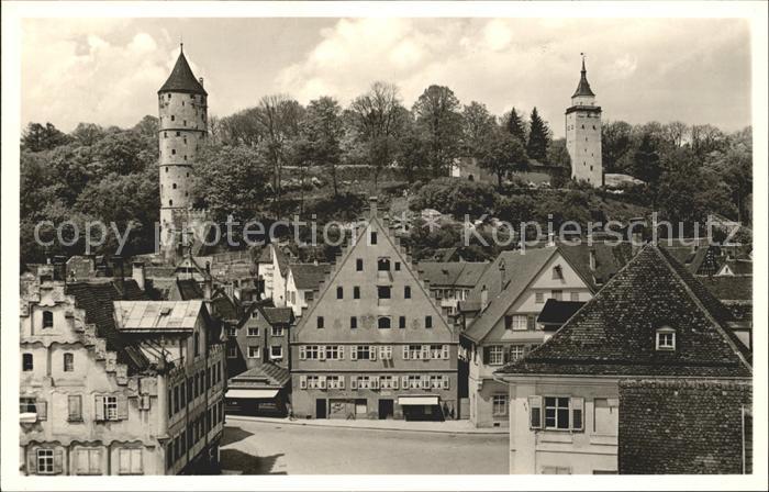 Biberach Riss Kapellenplatz Weisser Turm Gigelturm