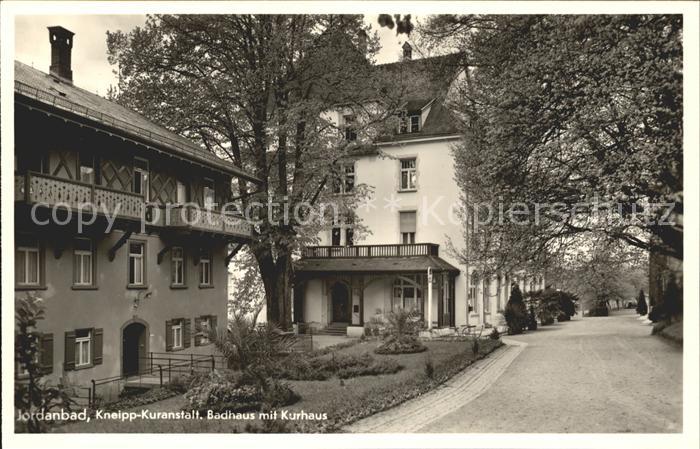 Jordanbad Kneipp-Kuranstalt Badhaus mit Kurhaus