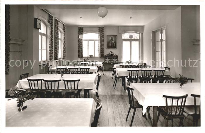 Honau Lichtenstein Pilgerheim Echazquelle Speisesaal