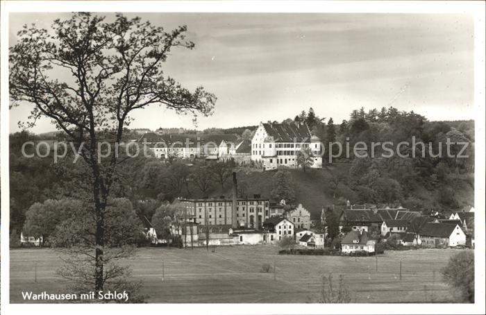 Warthausen Riss mit Schloss