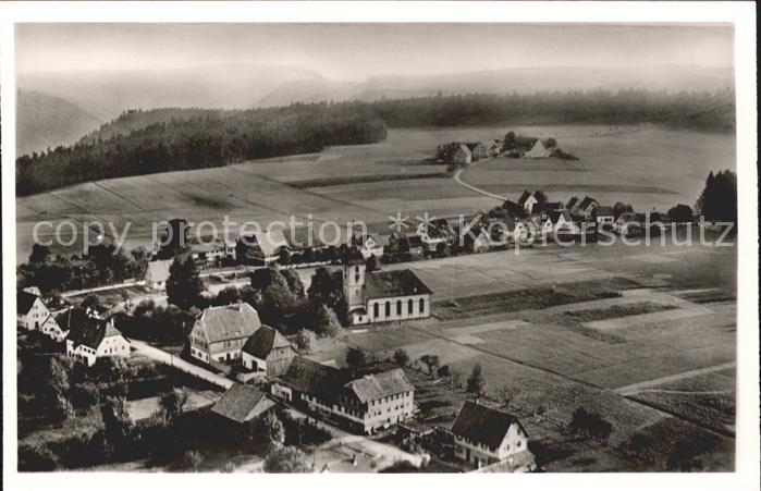Schoemberg Freudenstadt Fliegeraufnahme Gasthaus zum Loewen