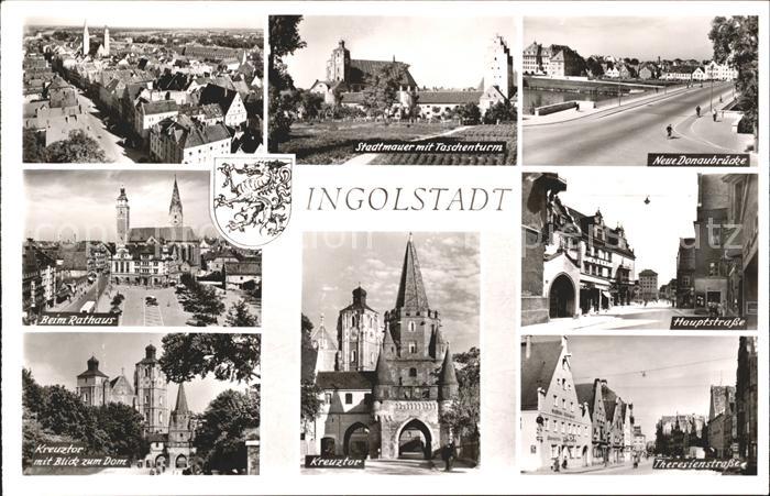 INGOLSTADT CITY Ansichten Kreuztor Theresienstrasse