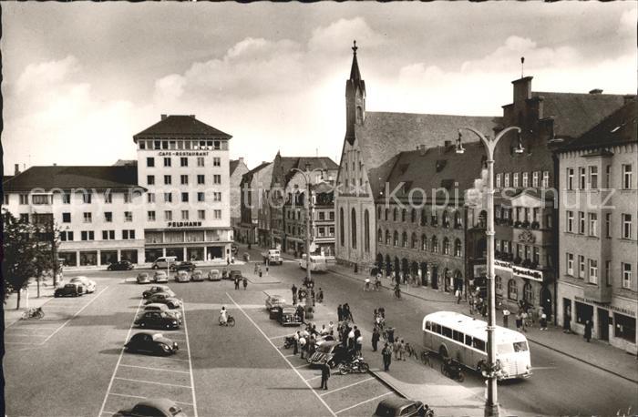 INGOLSTADT CITY Marktplatz Bus Autos