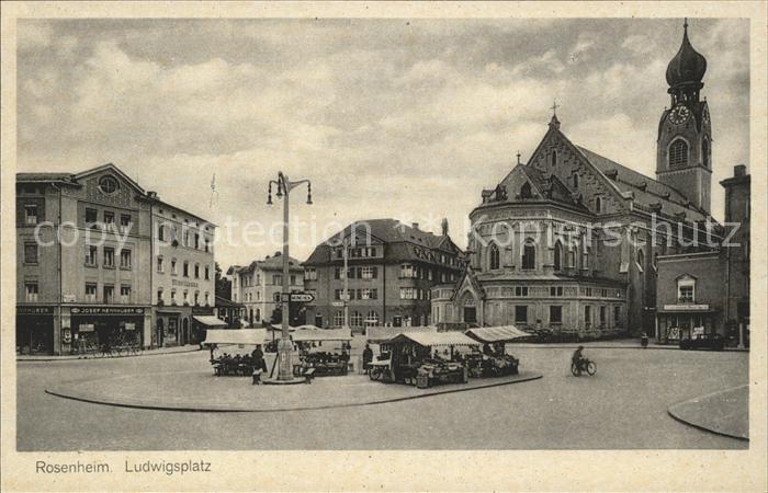 Rosenheim Bayern Ludwigsplatz Markt