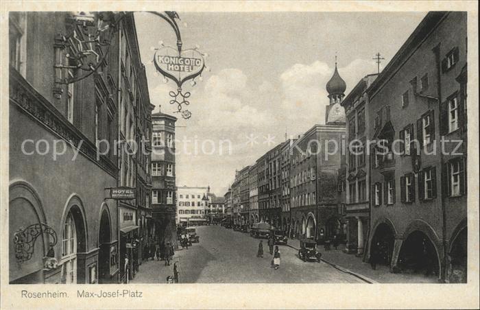 Rosenheim Bayern Max Josefplatz Autos