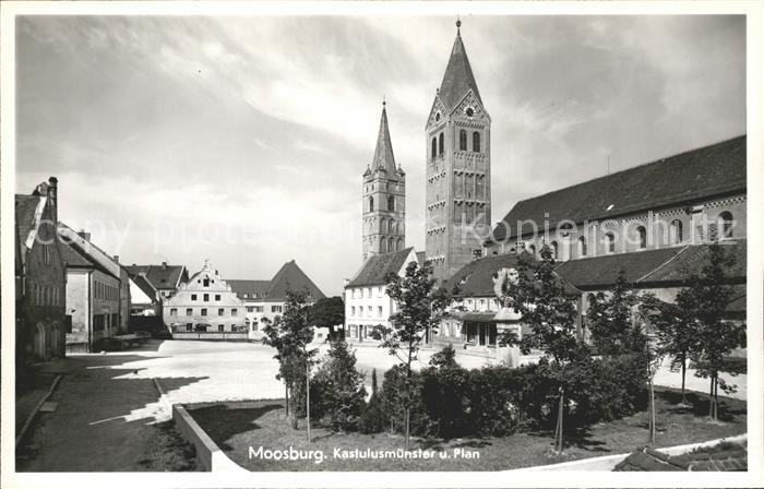 Moosburg Isar Kastulusmuenster und Plan