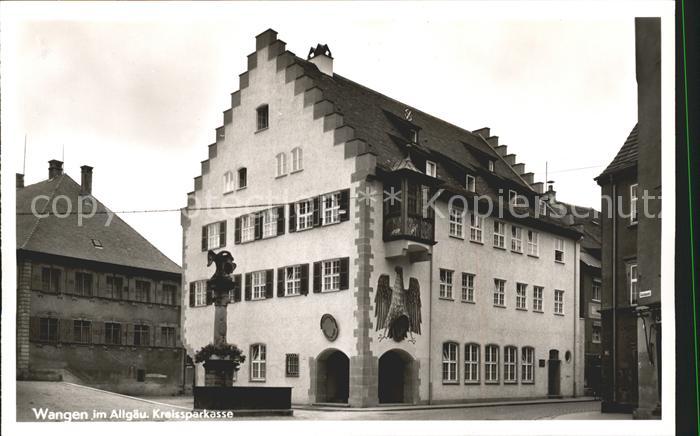 Wangen Allgaeu Kreissparkasse Brunnen