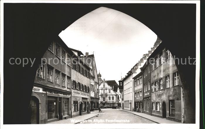 Wangen Allgaeu Paradiesstrasse