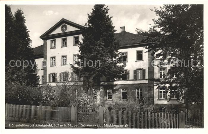 Koenigsfeld Schwarzwald Maedchenanstalt