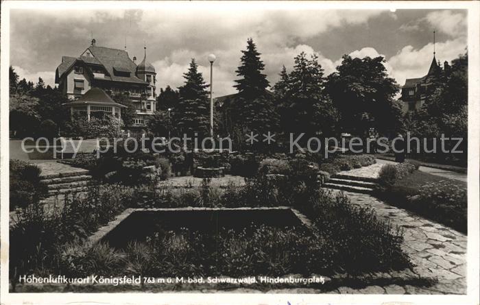 Koenigsfeld Schwarzwald Hindenburgplatz