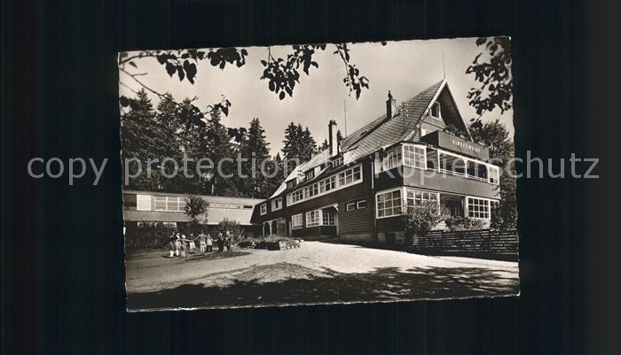 Koenigsfeld Schwarzwald Sanatorium Kiderweide