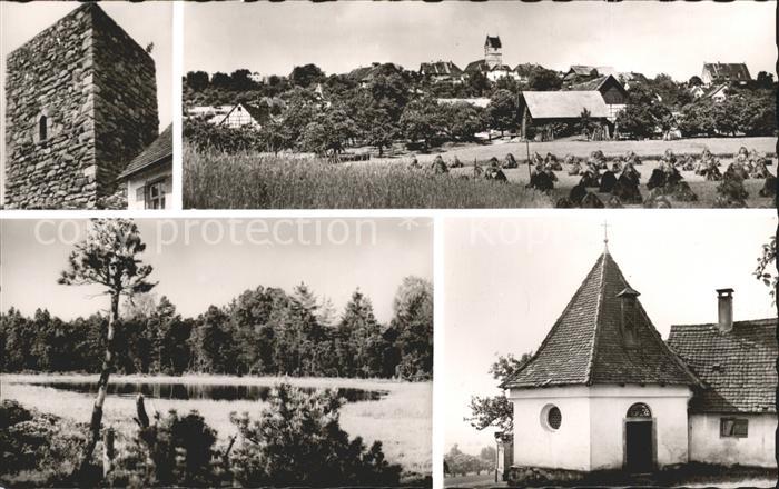 Wolpertswende mit Hatzenturm Blindsee Gangolfskapelle