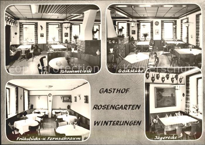 Winterlingen Gasthaus Rosengarten A. Zunzer