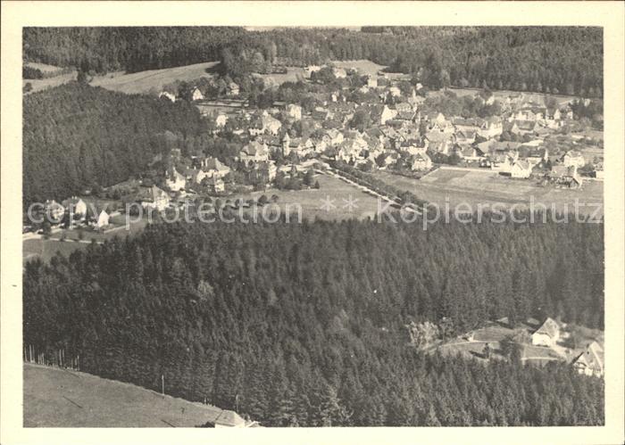 Koenigsfeld Schwarzwald Fliegeraufnahme