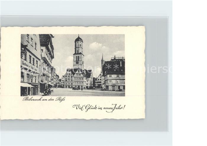 Biberach Riss Neujahrskarte