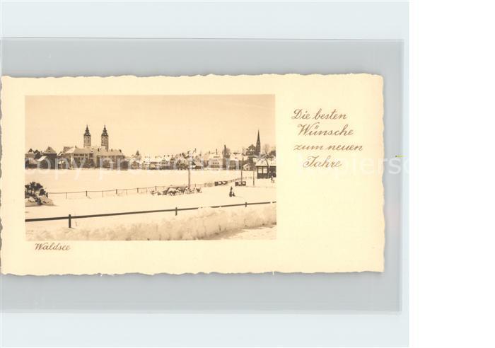 Bad Waldsee Neujahrskarte