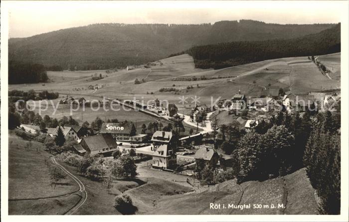 Roet Baiersbronn Gasthof Pension Sonne Panorama Murgtal