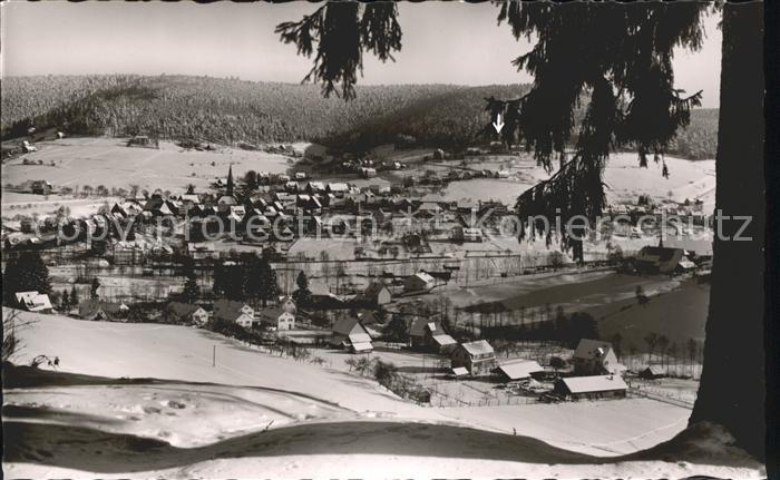 Baiersbronn Schwarzwald Panorama Luftkurort Wintersportplatz Erholungsheim Schoe