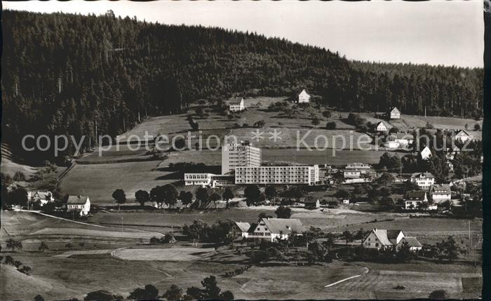 Baiersbronn Schwarzwald Teilansicht Luftkurort Wintersportplatz