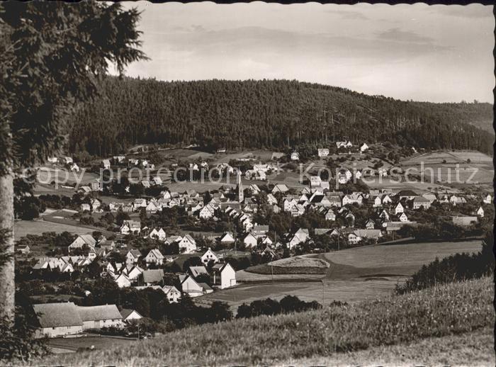 Baiersbronn Schwarzwald Gesamtansicht Luftkurort Wintersportplatz Erholungsheim