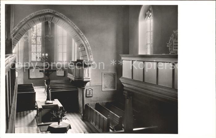 Dornhan Inneres der Kirche Luftkurort Schwarzwald