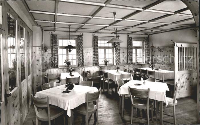 Buhlbach Obertal Gasthof Pension zur Blume Gastraum Luftkurort