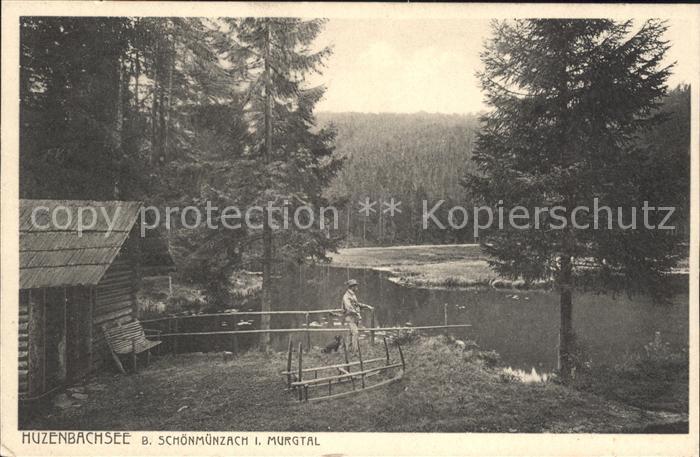 Schoenmuenzach Huzenbachsee im Murgtal Schwarzwald