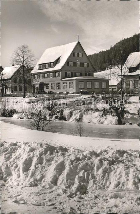 Obertal Baiersbronn Gasthof Pension zum Engel Luftkurort Wintersportplatz