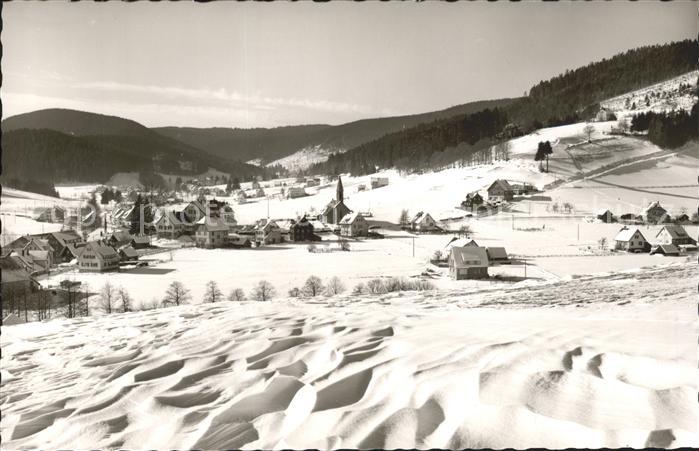 Obertal Baiersbronn Panorama Luftkurort Wintersportplatz