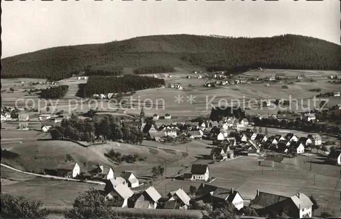 Mitteltal Schwarzwald Panorama Hoehenluftkurort und Wintersportplatz