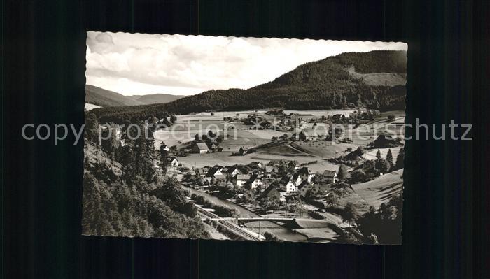 Huzenbach Panorama Luftkurort Murgtal Schwarzwald