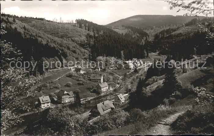 Schoenmuenzach Kneipp und Luftkurort im Murgtal Schwarzwald
