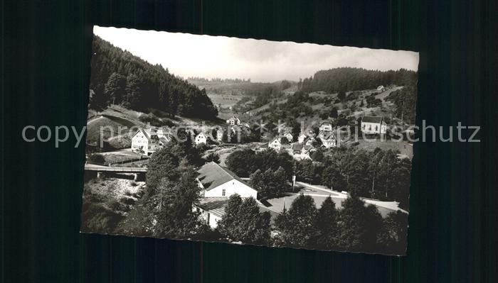 Schoenmuenzach Gesamtansicht Kneipp und Luftkurort Murgtal Schwarzwald