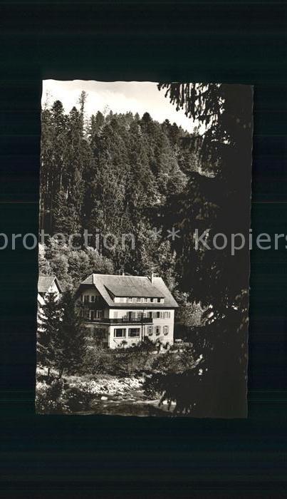 Schoenmuenzach Hotel Pension Klumpp Kneipp und Luftkurort Murgtal Schwarzwald