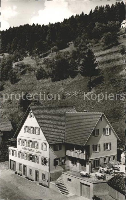 Schoenmuenzach Gasthaus Pension Ochsen Kneipp und Luftkurort Murgtal Schwarzwald